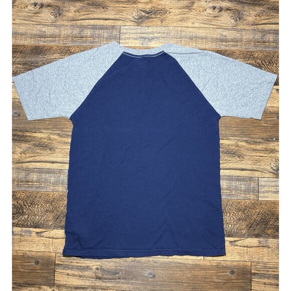 Ralph‎ Lauren Boys Graphic T-Shirt Blue Gray Raglan L 14-16 - Picture 2 of 4